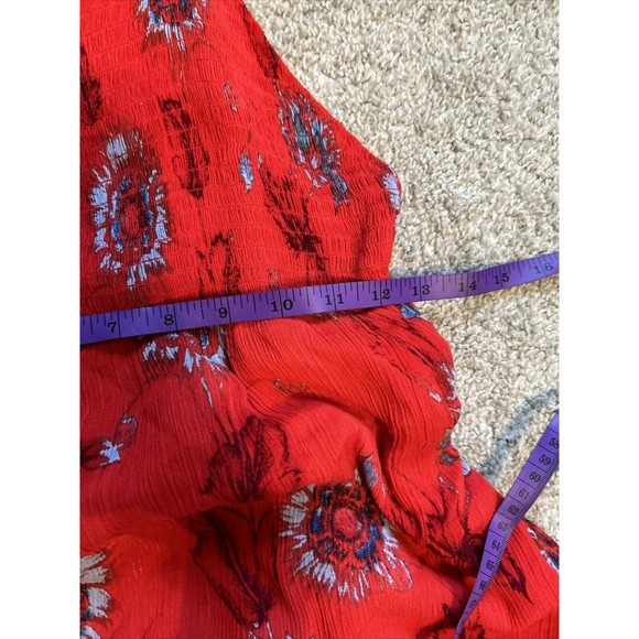 Intimately Free People Garden Party Red Comb‎ Size Small Maxi Dress - Picture 8 of 10